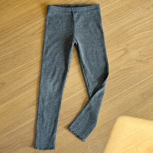 Old Navy Kids Gray Ribbed Leggings